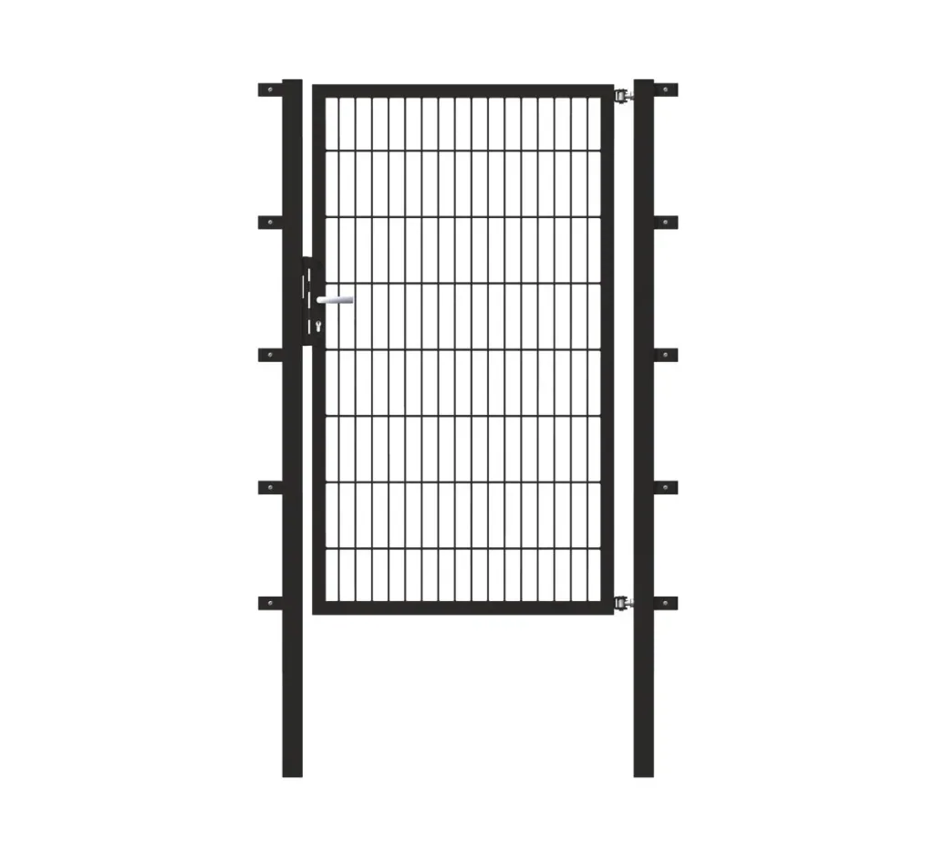 Single gate Flexo with accessories, anthracite/ width 150 cm, height 160 cm