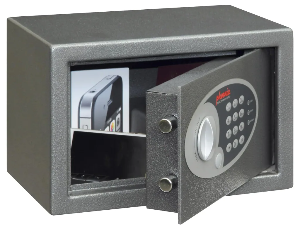 Vela Home & Office safe with electronic lock, external dimensions 200 x 310 x 200 mm