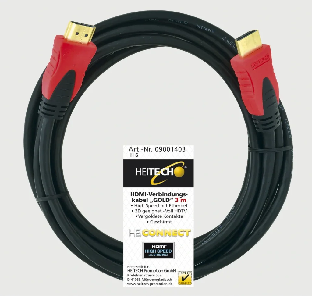 HDMI connection cable "Gold", 3m