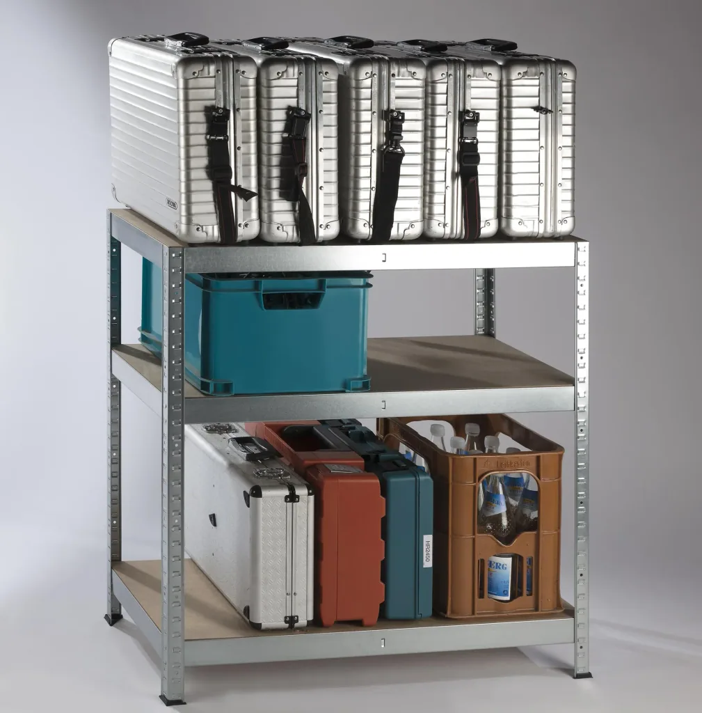 Storage rack, 525 kg load capacity, 90 x 90 x 40 cm