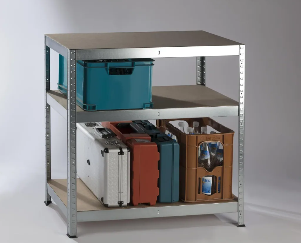 Storage rack, 525 kg load capacity, 90 x 90 x 40 cm