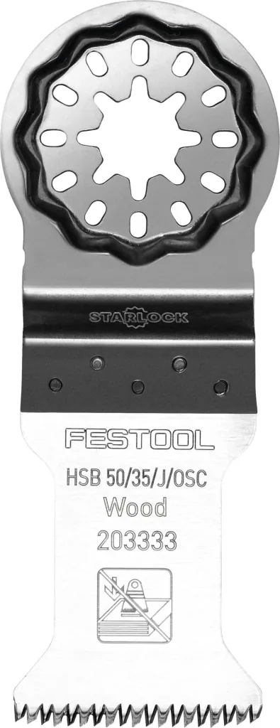 Wood saw blade HSB 50/35/J/OSC/5 for oscillating tool OSC 18