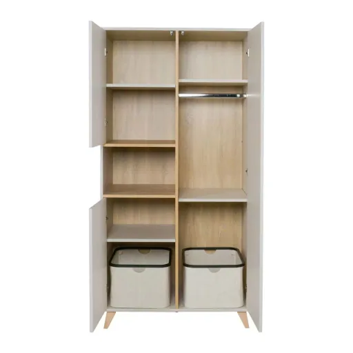 Quax Loft 2-deurs kledingkast klei