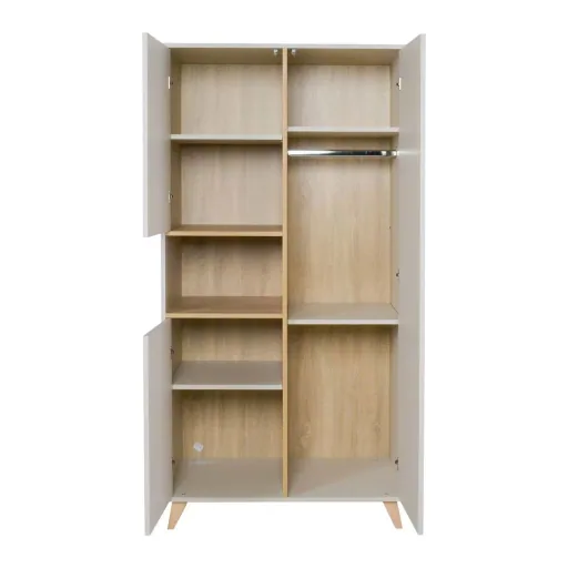 Quax Loft 2-deurs kledingkast klei