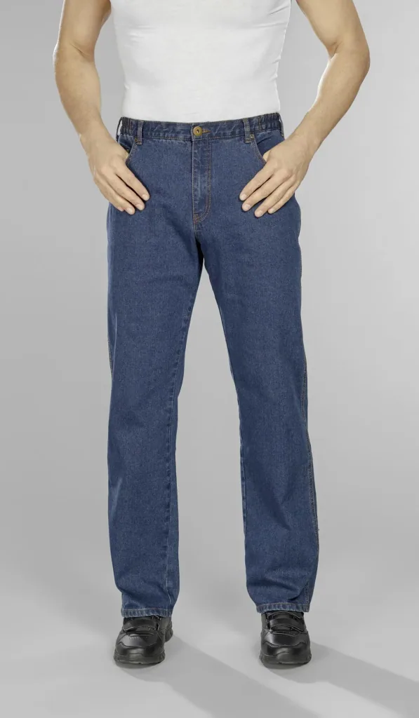 Extra-light travel jeans, color blue stone, size 27