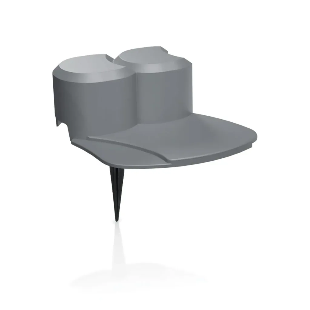HAPPY GRASS bed edging, grey - 16 pieces - 2.05 m