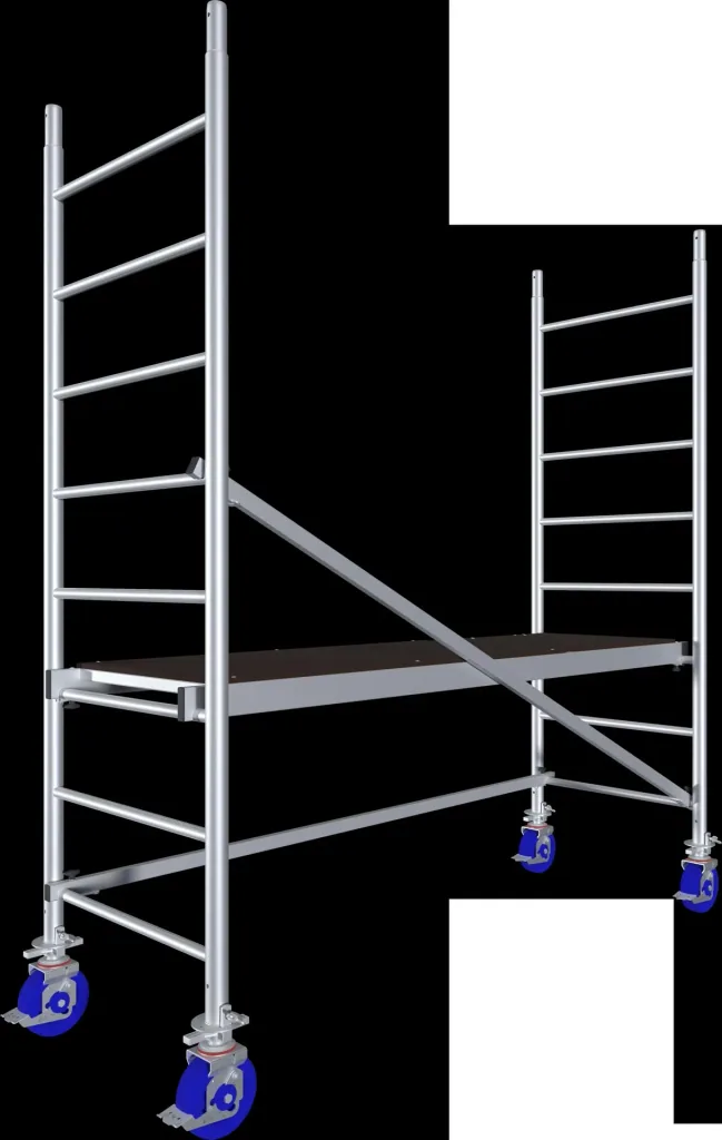 MONTO ProTec aluminum mobile scaffold, working height approx. 2.90 m