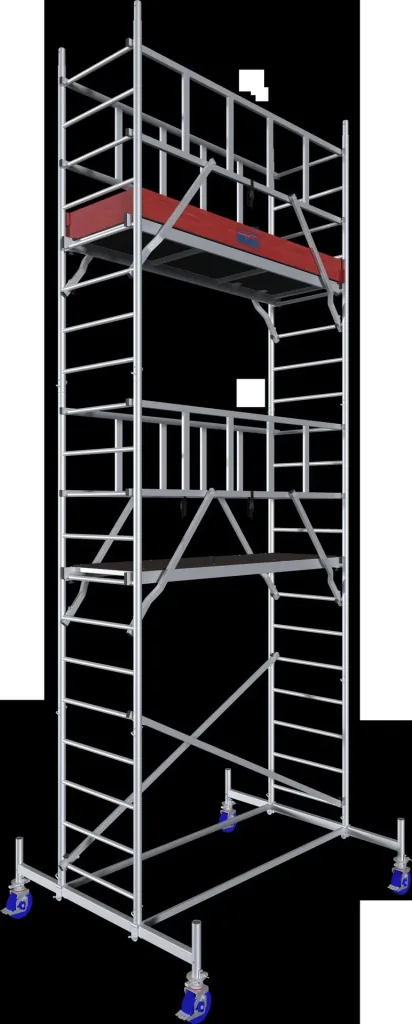 MONTO ProTec aluminum mobile scaffold, working height approx. 2.90 m