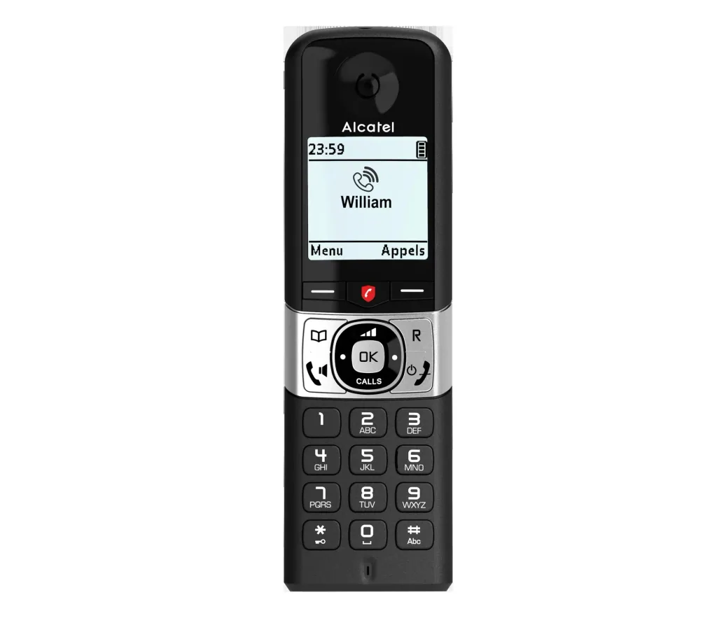 Cordless phone with Premium Call Block function and answering machine