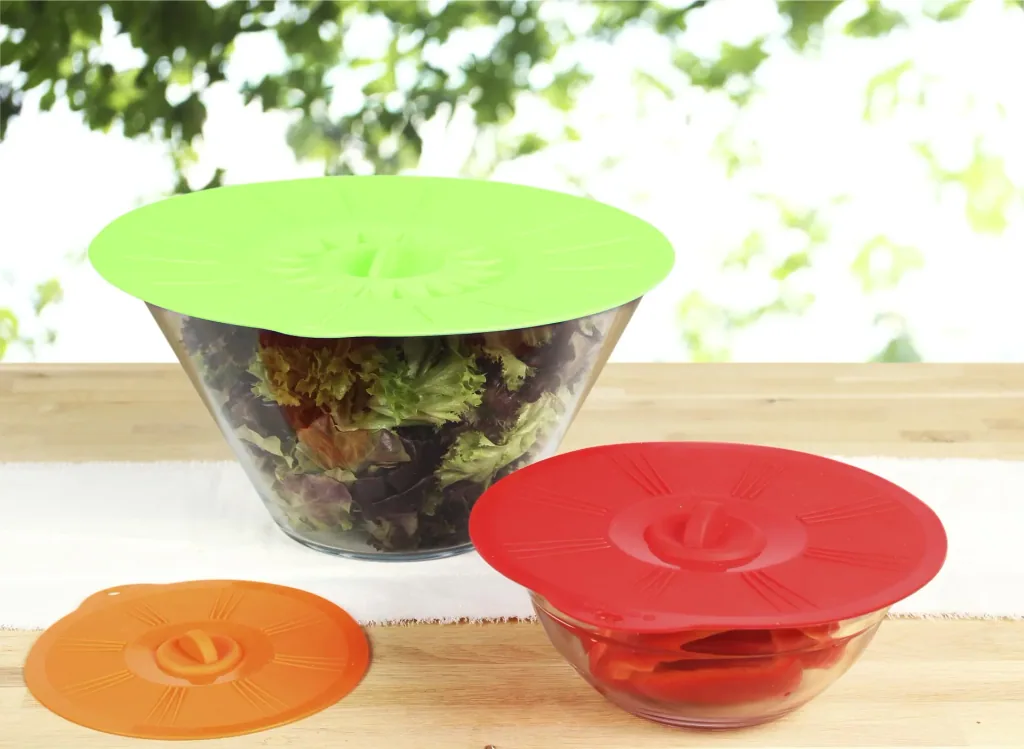 Silicone storage lids, large, 3 pieces
