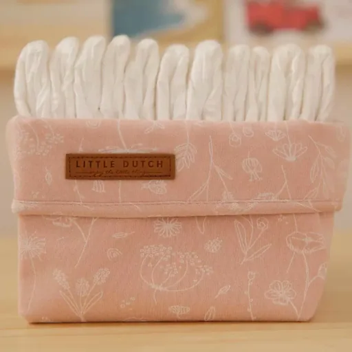 Little Dutch aankleedkussen smal "Wild Flowers" roze, Wrap: alleen gerelateerd
