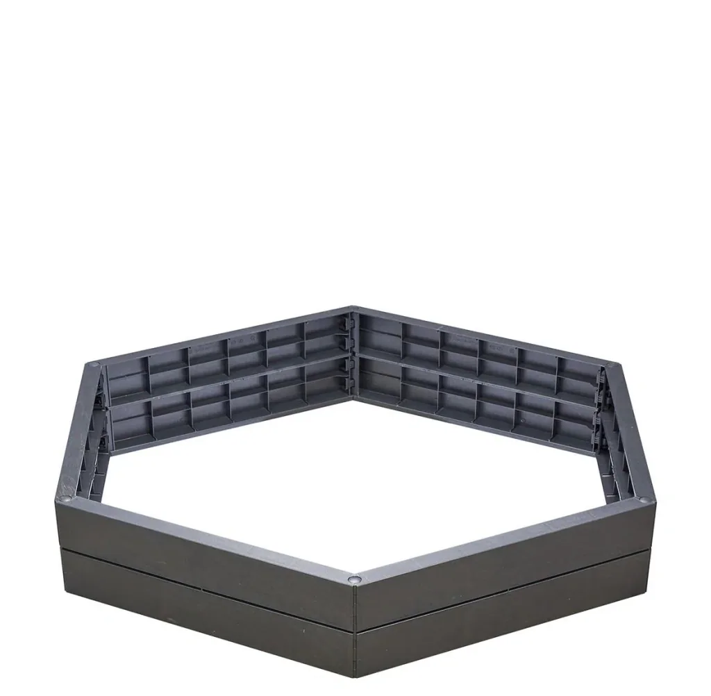 Raised bed system Ergo XL Stone including FLORA water saving system