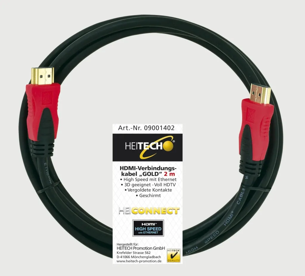HDMI connection cable "Gold", 2m