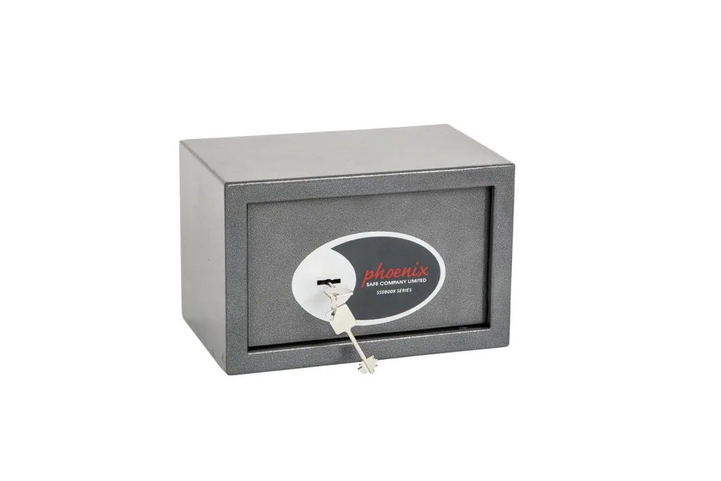 Vela Home & Office safe with key lock, external dimensions 200 x 310 x 200 mm