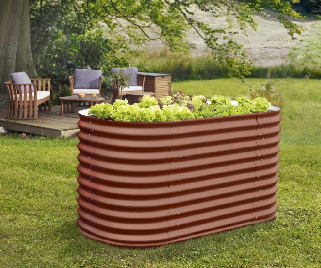 Raised bed Terra 858, color ruby