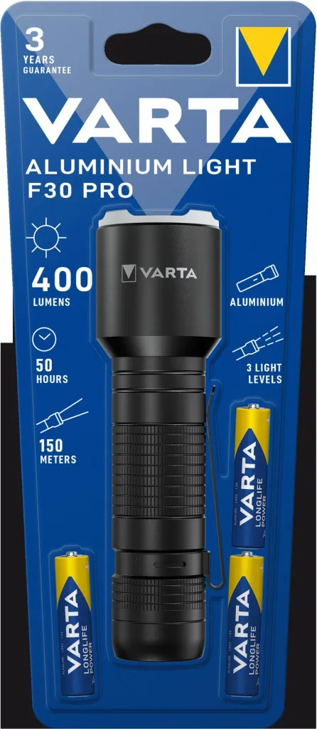LED flashlight - F30 Pro Aluminium Light, shockproof
