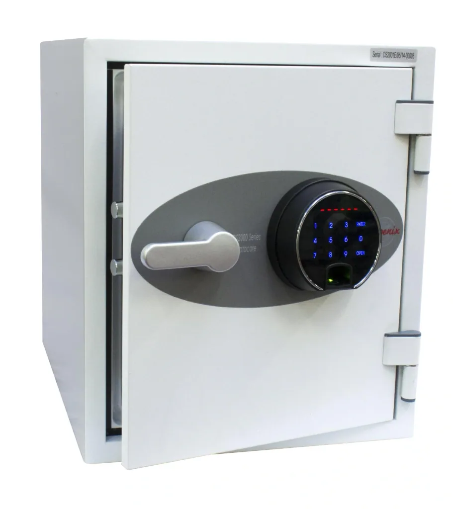 Data protection safe Datacare external dimensions 420 x 350 x 430 mm, with fingerprint lock