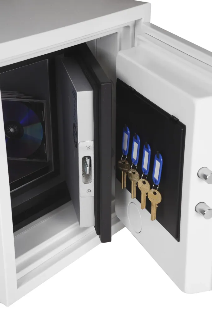 Data protection safe Datacare external dimensions 420 x 350 x 430 mm, with fingerprint lock