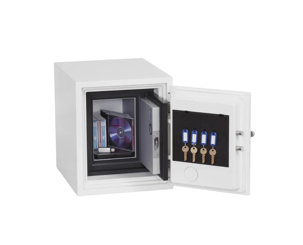 Data protection safe Datacare external dimensions 420 x 350 x 430 mm, with fingerprint lock