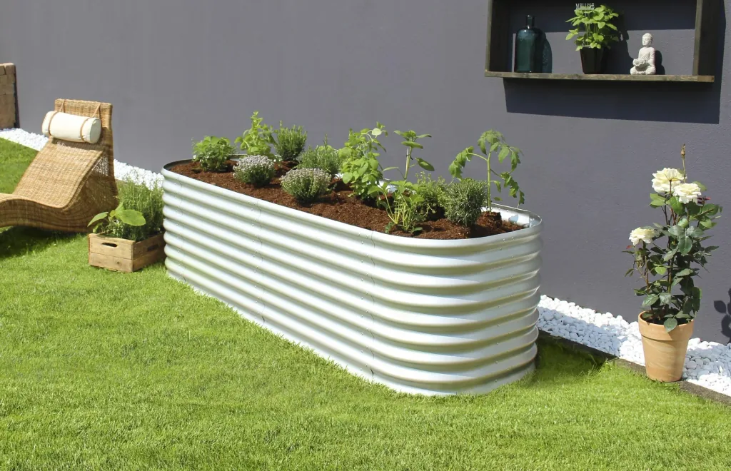 Raised bed extension Stretched 630, color blank