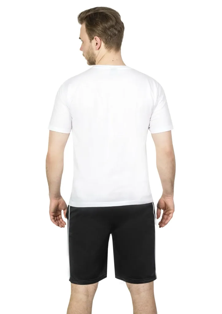Leisure shorts with 2 side pockets, color black, size M