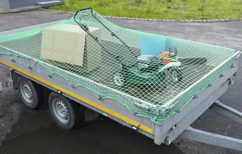Container net with rubber rope, 3.5 x 5 m