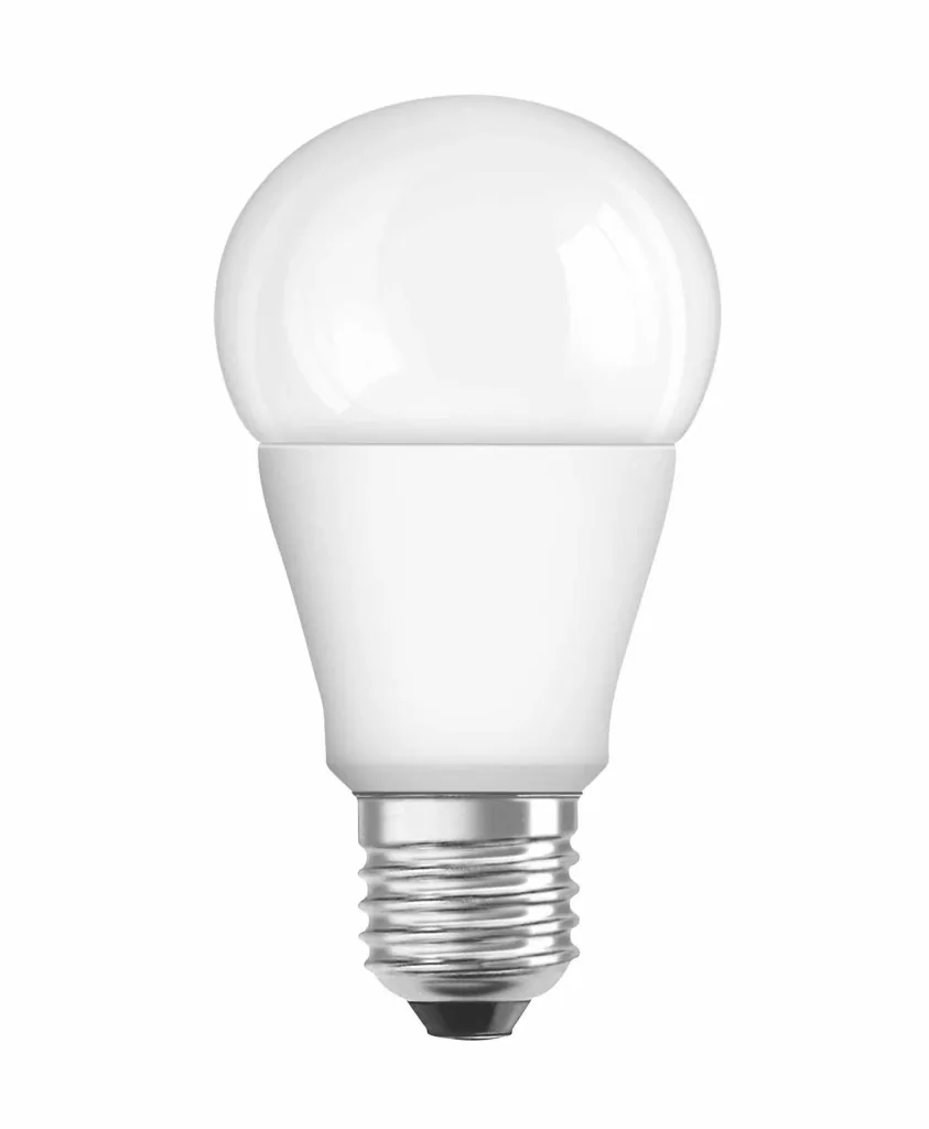 LED Star Classic A75 lamp with 10 watts, E27, matt, warm white