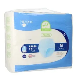 Disposable Pants "Plus", White, 14 pieces, size M