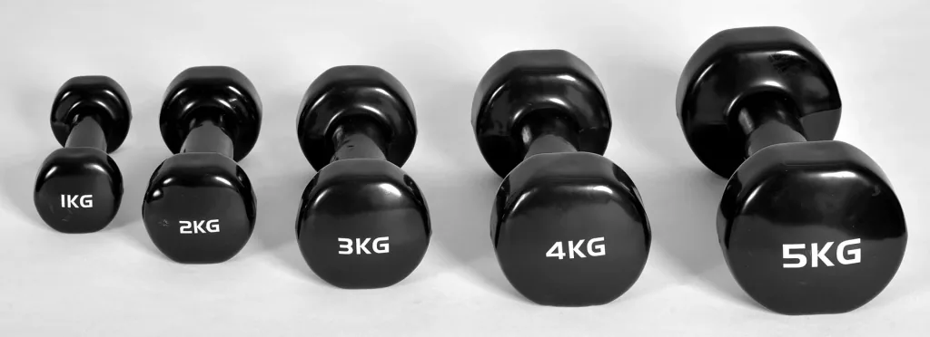 Vinyl Dumbbells - Beauty Bells 2 x 3 kg (pair)