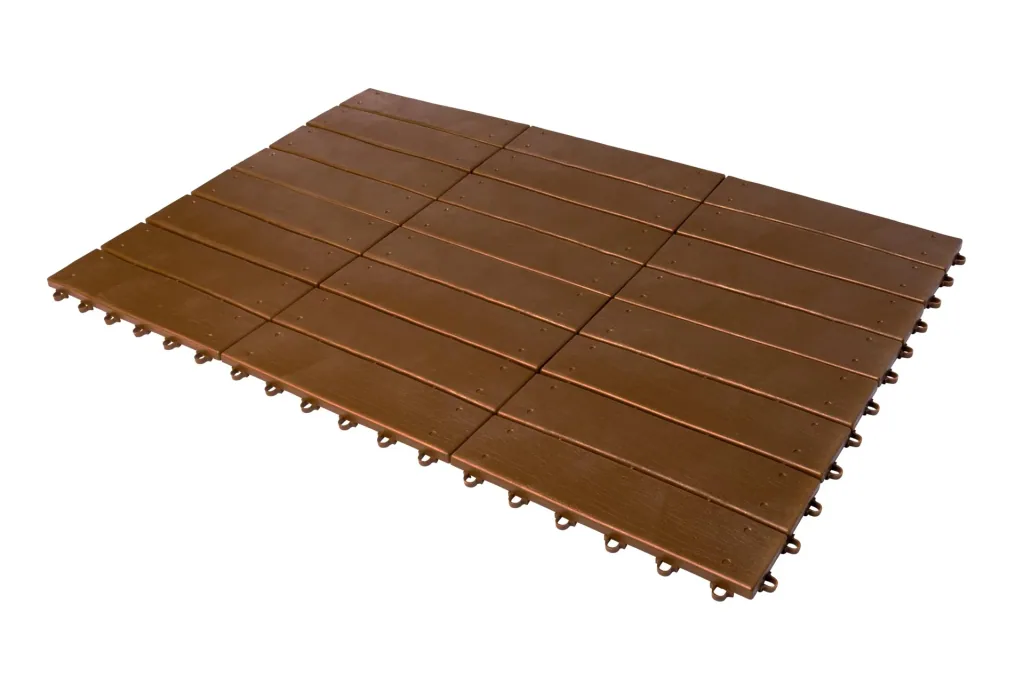 Garden slabs, wooden plank look, 30 x 30 cm, set of 6