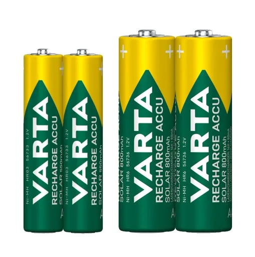 RECHARGE ACCU Solar Micro (AAA) battery with 550mAh - 2 pieces