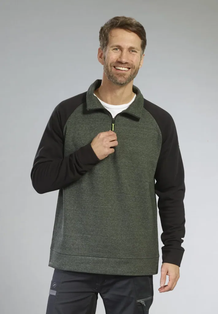 Sweat-Troyer, color green/black, size M