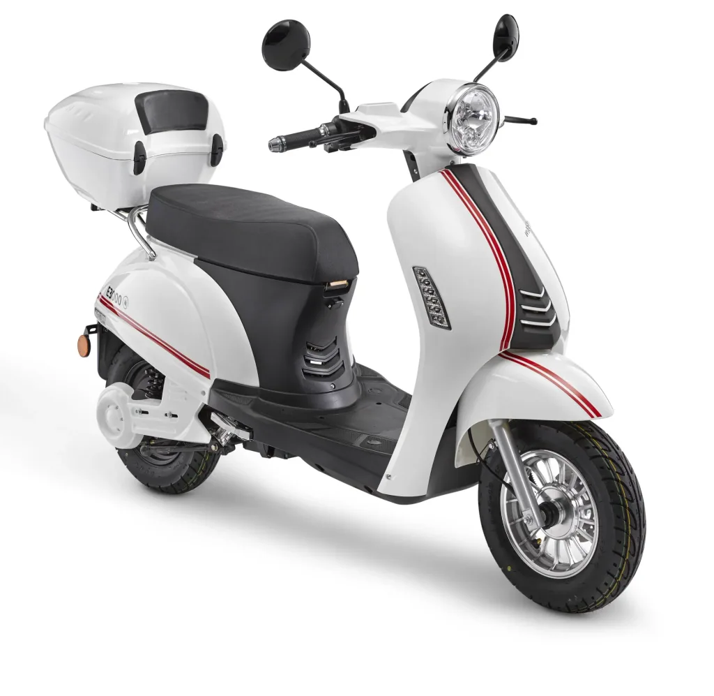 E-scooter Luxxon E3000, 25 km/h (moped class), white