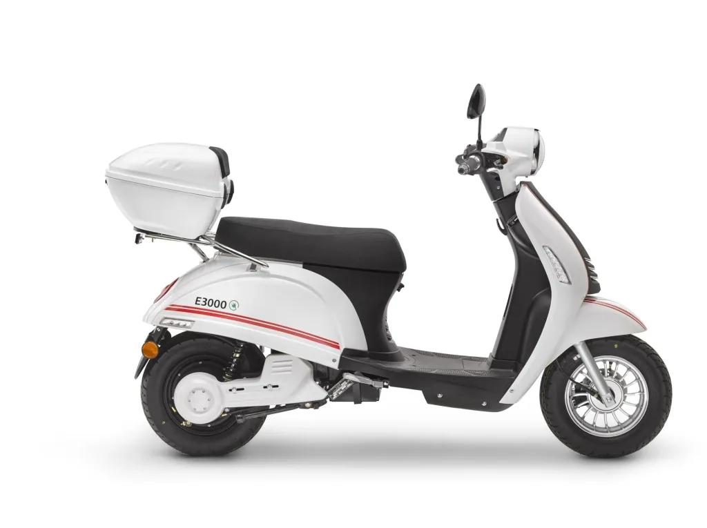 E-scooter Luxxon E3000, 25 km/h (moped class), white