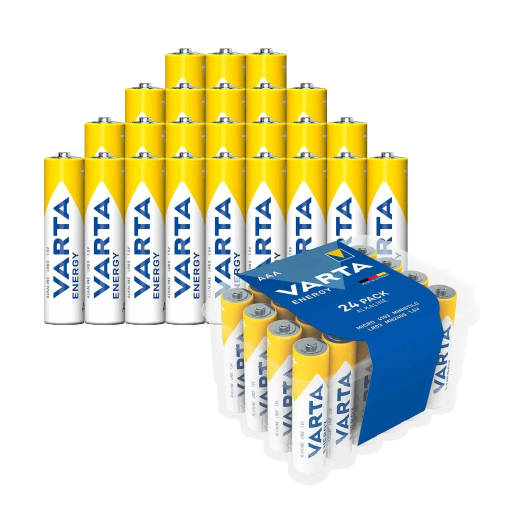 Energy Alkaline Battery - Micro (AAA), 24 pieces