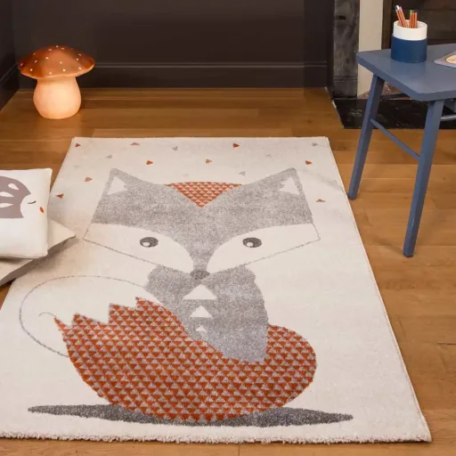 Art for Kids kinderdeken vos, Maat: 135 x 190 cm