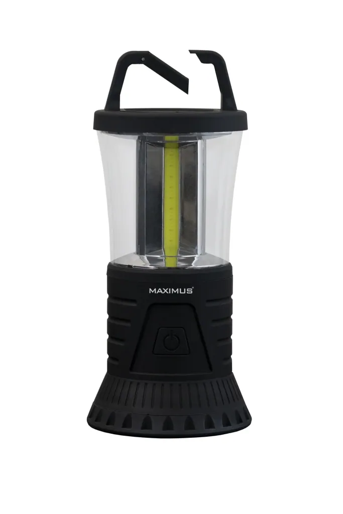 LED camping light with suspension and 3 brightness levels