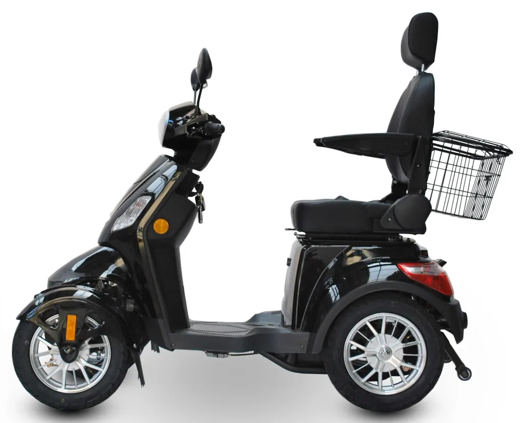 Electric mobility scooter 525 Black 4 wheels, senior mobility scooter