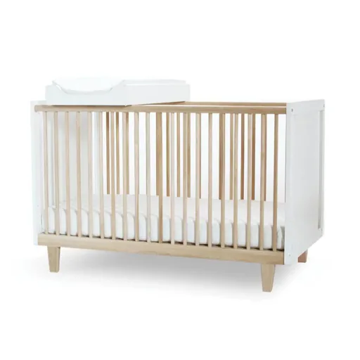 Oeuf babybed Rhea berken wit 70 x 140