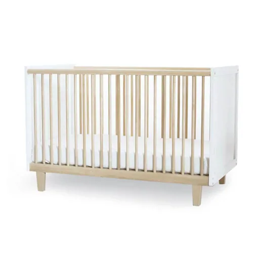 Oeuf babybed Rhea berken wit 70 x 140