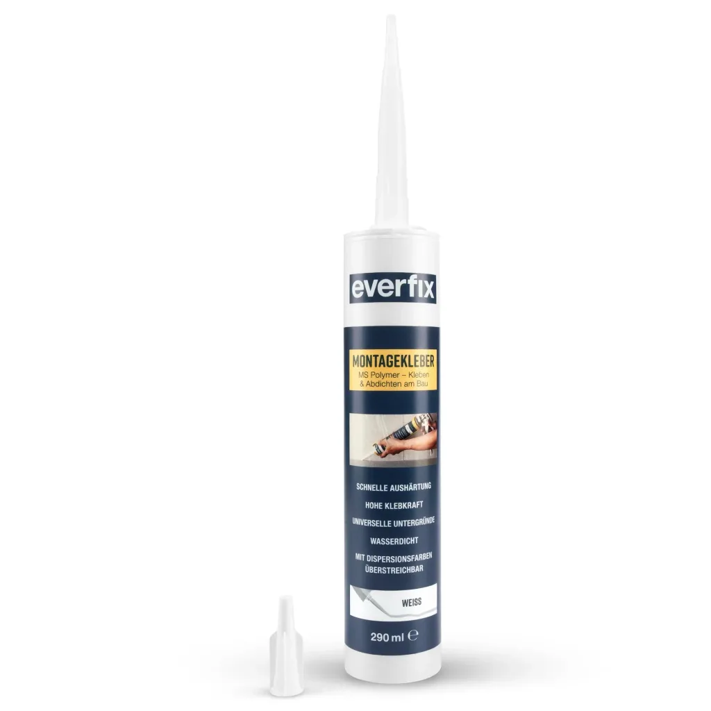 Assembly adhesive, white, 290 ml