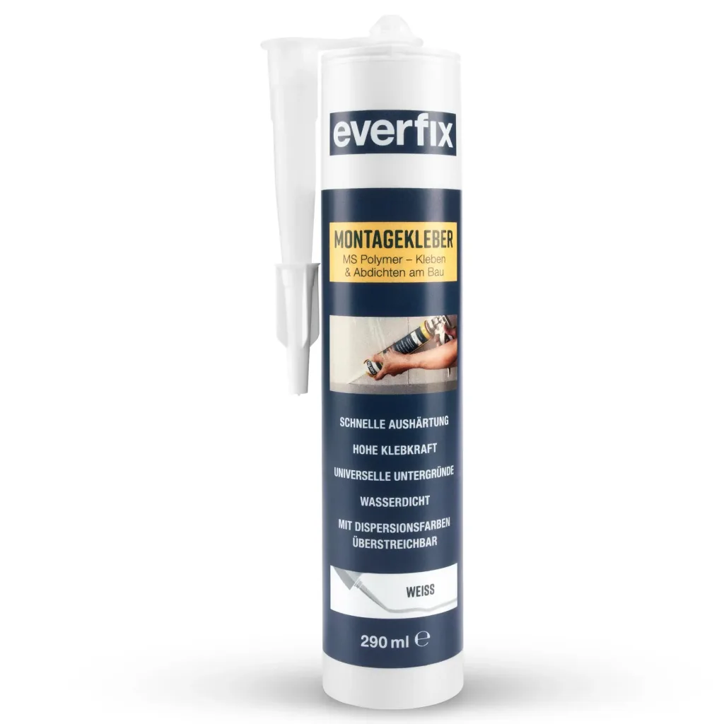 Assembly adhesive, white, 290 ml