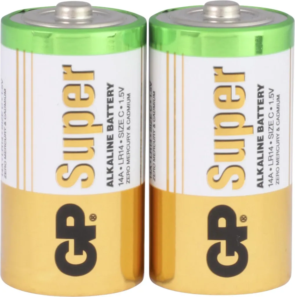 SUPER Baby C Alkaline Batteries - 2 pieces