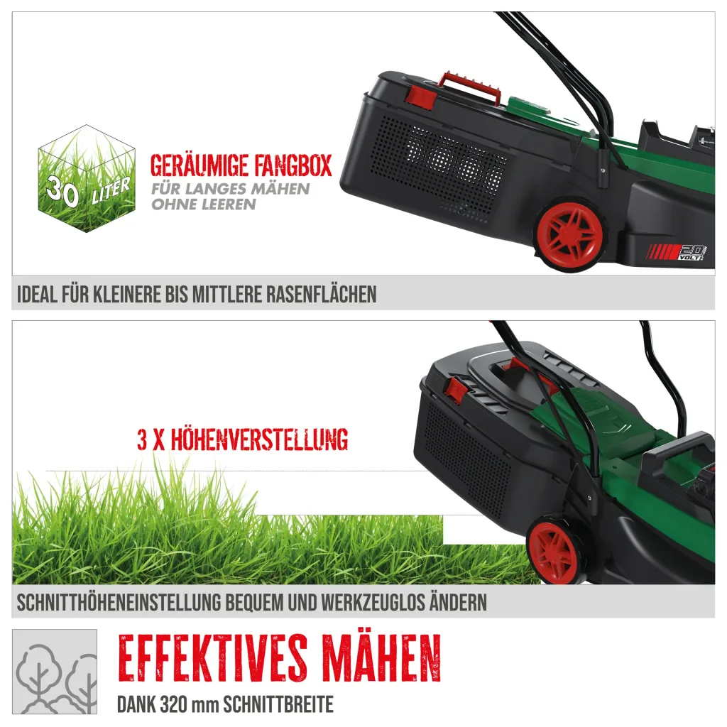 Cordless lawn mower 320/20-4