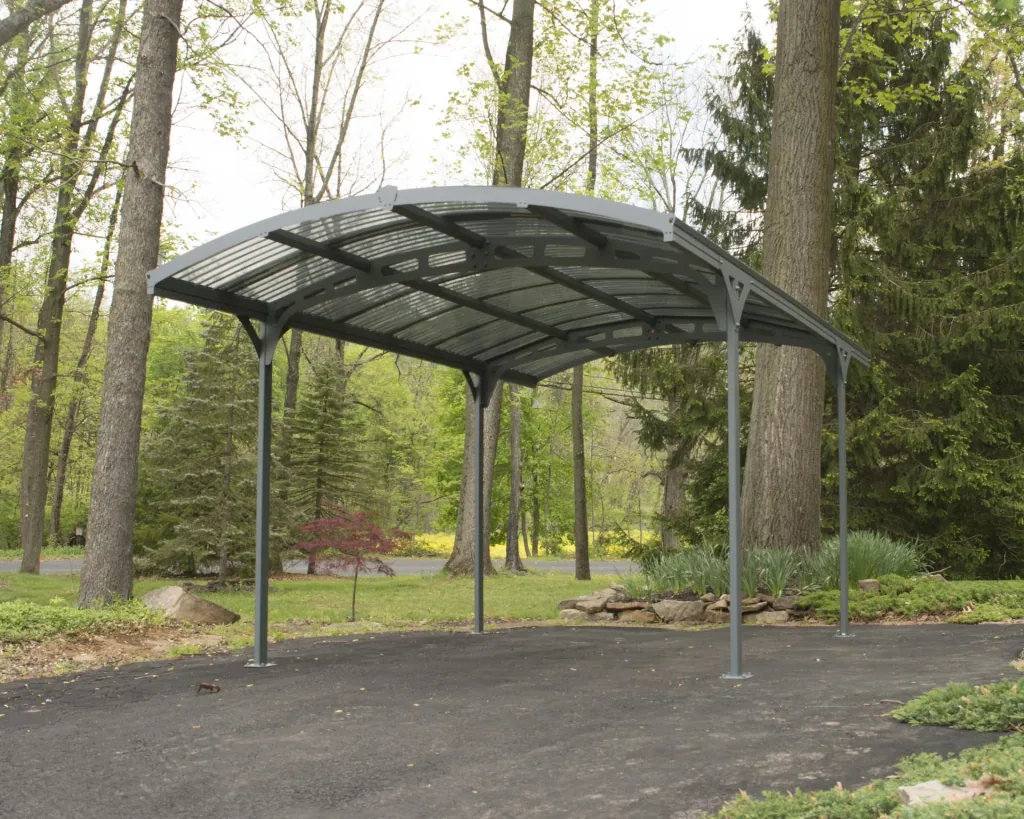 Palram aluminium carport "Atlas 5000", inclusief regengoten