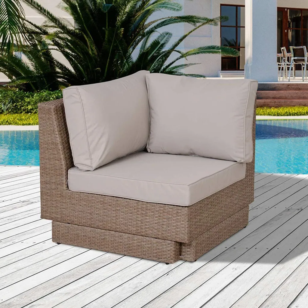Luxury polyrattan lounge set