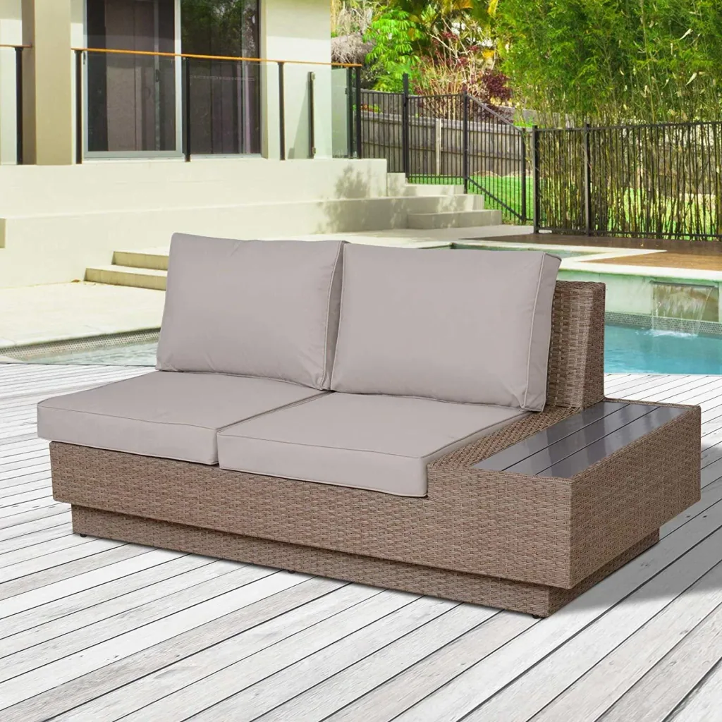 Luxury polyrattan lounge set
