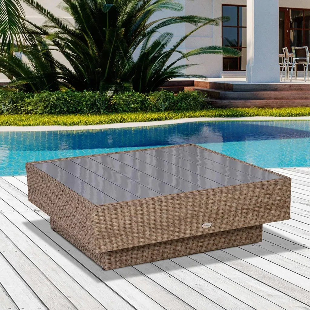 Luxury polyrattan lounge set