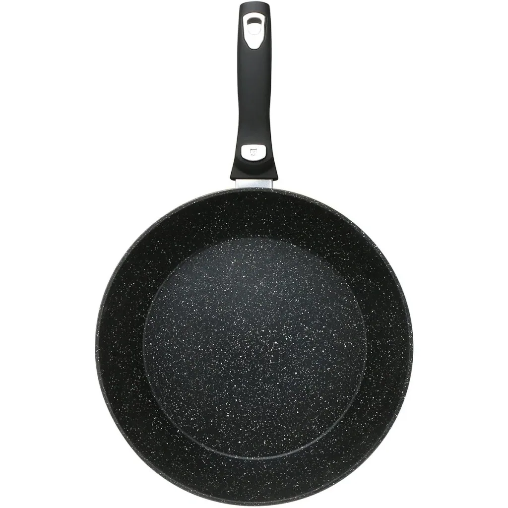 Wok pan - with lid - 30cm - Black