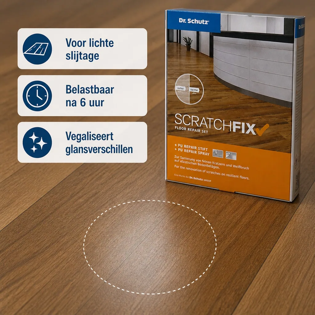 Vloer reparatieset, krassen verwijderen vloer, vloer herstellen, reparatieset vloer
